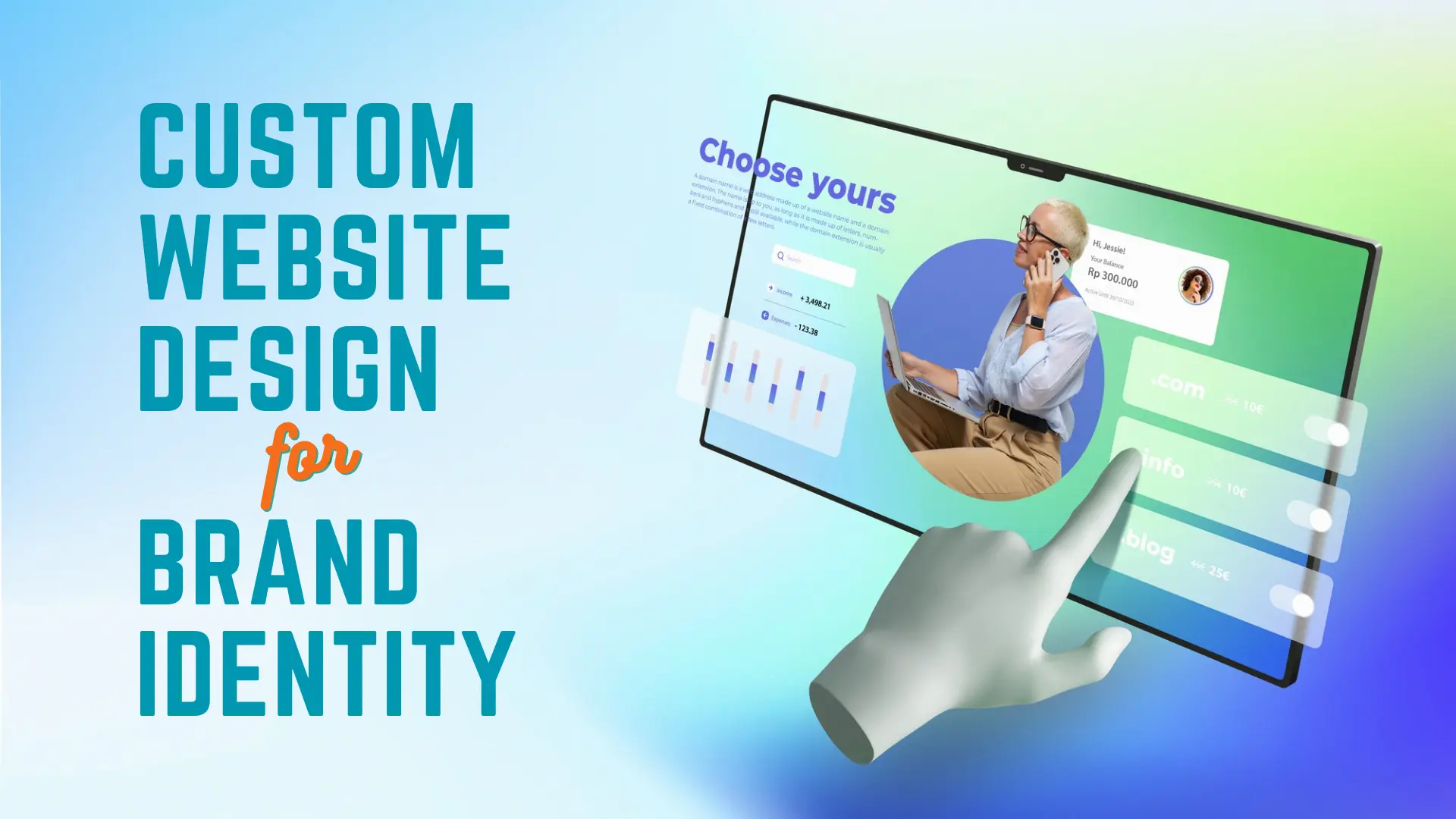 custom website design for brand identity